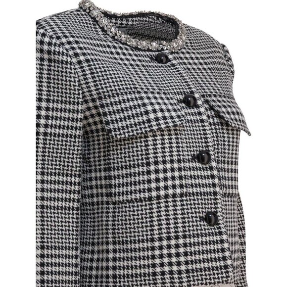 Self-Portrait Houndstooth Blazer tag size 12 Women - Picture 4 of 4